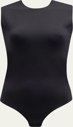 Commando Seamless Mock-Neck Thong Bodysuit