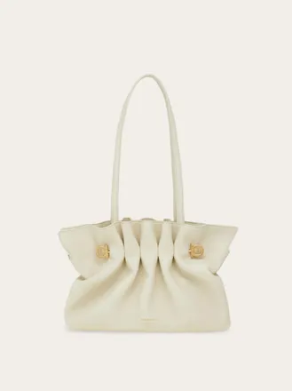 Ferragamo Donna Ferragamo Soft-bag (S) Bianco