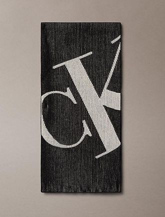 Calvin Klein Bufanda Con Gr&aacute;fico De Logo