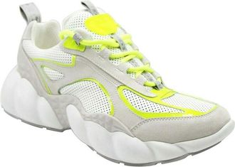 MCM Womens Grey Luft Collection Leather Low Top Sneaker (36 EU / 6 US)