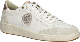 Blauer Schoenen, Dames, Wit, 36 EU, Leer, Olympia 11 Sneaker