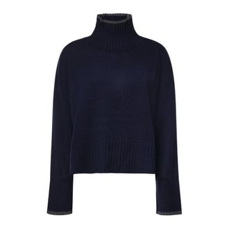 Pinko Pinko, Truien & Vesten, Dames, Blauw, M, Coltruien