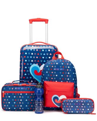 Nautica Kids 18 Back To School Carry-On 5Pc Luggage Set