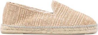 Maneb&igrave; Beige Raffia Espadrilles