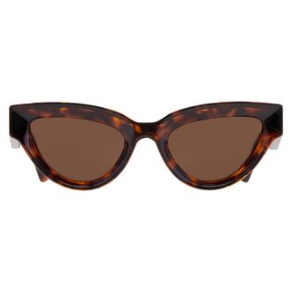 Bottega Veneta Brown Cat Eye Ladies Sunglasses BV1249S 002 53