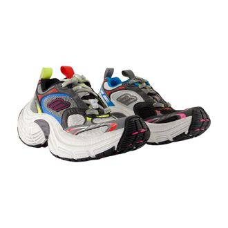 Balenciaga Womens Chunky Mixed-Material Sneaker Multicolor Synthetic