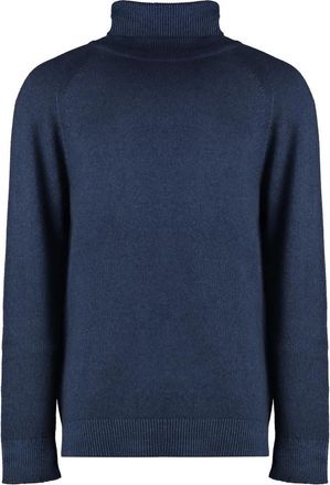 Malo Luxe Cashmere Turtleneck Sweater - Heren - Cashmere truien - Blauw - 4XL - Kasjmier - Truien & Vesten