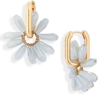 BP. Floral Drop Earrings in Ivory- Gold at Nordstrom