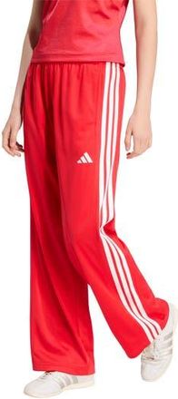 adidas Performance Wide Leg Track Pants in Pure Ruby at Nordstrom Rack, Size X-Large