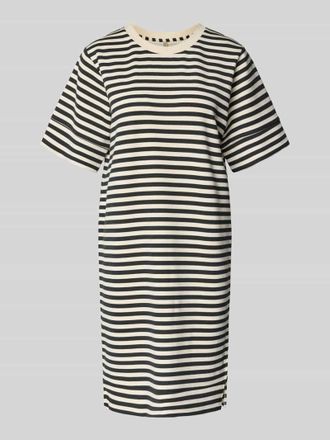 Soyaconcept Knielanges Sweatkleid mit Rundhalsausschnitt Modell BARNI in BLACK, Gr&ouml;&szlig;e XS