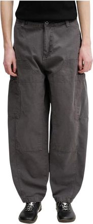 Alpha Industries Workwear Deck Pant - Heren - Wijde Broeken - Grijs - W34 - Katoen - Broeken
