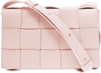Bottega Veneta Pink Cassette Medium Crossbody Bag