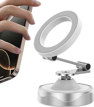 No Brand Soporte Magn&eacute;tico Para Tel&eacute;fono De Coche, Ajustable En 360 Grados, Adecuado Para Gimnasios, Cocinas, Ba&ntilde;os, Aspiradoras Y Otros Lugares