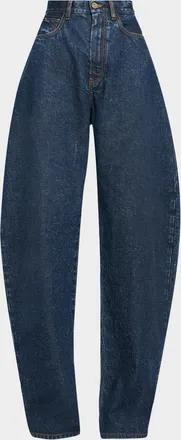 Alaia Round Denim Pants