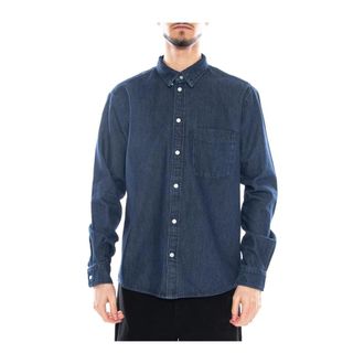 Only & Sons Casual Shirts - Heren - Casual Overhemden - Blauw - L - Overhemden