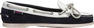 Sebago Womens/Ladies Nina Suede Bala Moccasin (Navy/White) - Size UK 3.5