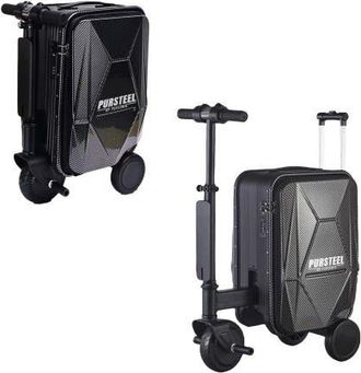 Pursonic Smart Rideable Motorized Suitcase Electric Luggage Scooter For Travel in Black at Nordstrom