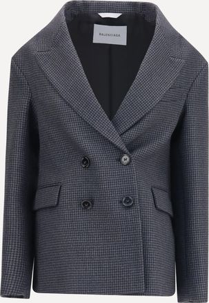 Balenciaga Double-breasted wool Blazer Female 38