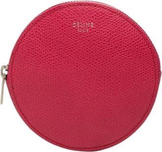 Celine Pre-owned Portemonnee - Dames - Vintage Accessoires - Roze - ONE Size - Leer - Vintage