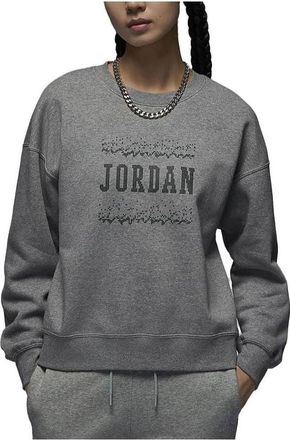 Nike Jordan (WMNS) Air Jordan Crew-Neck Sweatshirt Grey FZ2140-091
