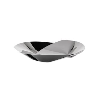 Alessi Abi02 Cesta Para Servir Alrededor Acero Acero Inoxidable