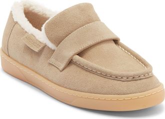 J/Slides Hathor Faux Fur Lined Loafer in Taupe at Nordstrom Rack, Size 6.5