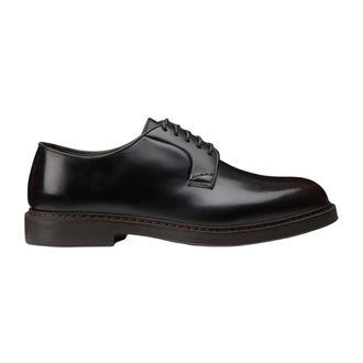 Doucal's Blake Gestikte Leren Zakelijke Schoenen - Heren - Nette schoenen - Bruin - 41 EU - Leer - Schoenen