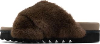 Roam Womens Cloud Slide In Brown