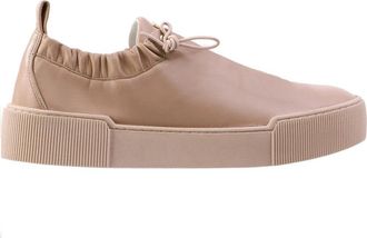 H&ouml;gl Minimalistische Leren Sneakers - Dames - Sneakers - Beige - 34 1/2 EU - Schoenen