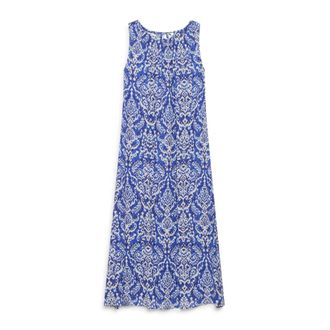 Maliparmi Maxi Dresses, female, Blue, Size: 2XL Dreamscape Ikat Dress