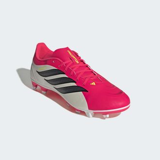 adidas Fussballschuh ADIDAS PERFORMANCE PREDATOR CLUB FIRM GROUND/MULTI GROUND, Gr. 42,5, lucid rot, core schwarz, ftwr wei&szlig;, Synthetik, Schuhe Fussballschuh
