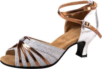 Generic 2026 Sandals Womens Fashion Dancing Outdoor Heels Shoes High Breathable Leisure (Silver, 6.5)