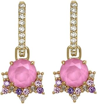 Lark & Berry 14kt yellow gold Celestial sapphire and diamond earrings - women - Lab Grown Diamond/Sapphire/14kt Yellow Gold - One Size