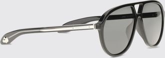 Alexander McQueen McQueen Occhiali da sole modello aviatore in acetato con doppio ponte
