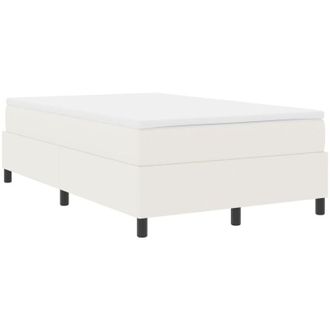 vidaXL vidaXL Box Spring Bed Cream 120 x 190 cm Corduroy fabric