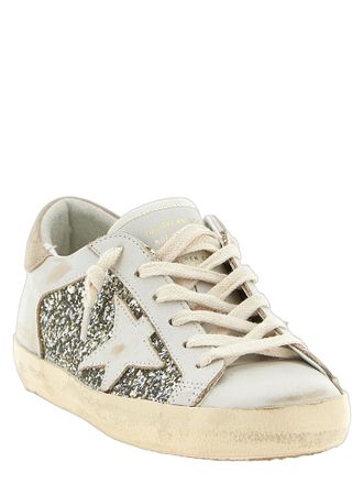 Golden Goose Womens Multicolor Leather Low Top Sneakers