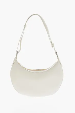 Off-white Borsa Hobo HEMISPHERE S in Pelle con Dettaglio Catena Off-White
