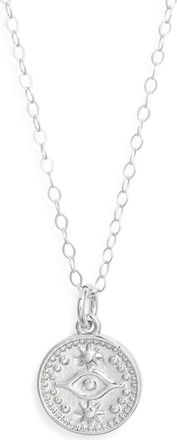 CHILD OF WILD Delicate Protection Pendant Necklace in Silver at Nordstrom