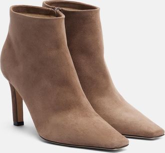The Row Suede ankle boots