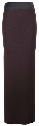 Purple Hanger Womens Plain Skirt 8-10 Dark Brown