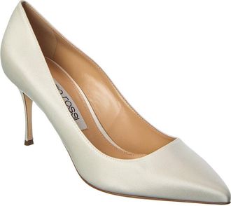Sergio Rossi Godiva Bridal Satin Pump