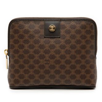 Celine Pre-owned Celine Macadam Coated Canvas Pouch CE00/12