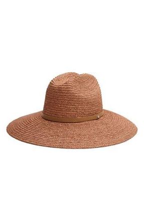 Rag & Bone Cleo Straw Hat in Desro at Nordstrom Rack, Size Large