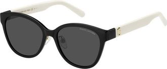 Marc Jacobs Grey Oval Ladies Sunglasses MARC 648/G/S 080S/IR 55