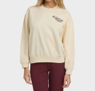 Billabong Raise Blaze Kendal Crew Sweatshirt In Whitecap