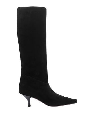 PARIS TEXAS Black Rose Boots