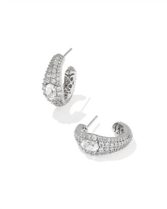 Kendra Scott Bella Stud Earrings In Silver