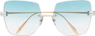 Dita Eyewear Embra Zonnebrillen - Dames - Zonnebrillen - Grijs - 58 MM - Accessoires