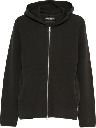 Marc O'Polo Hoodie met rits - Groen