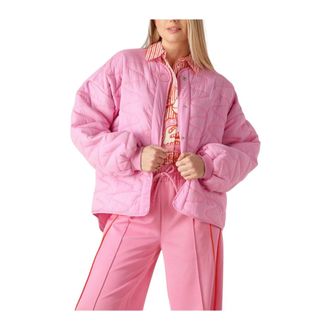 Pom Amsterdam Dames, Jassen, Roze, Maat: M Poliester